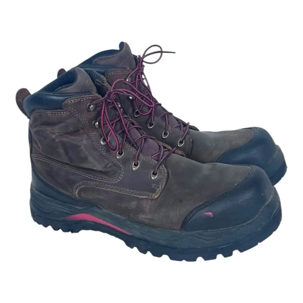 Red Wing Work Boot 4402 King Toe Mens 13 ADC 6” Waterproof Safety Toe Brown